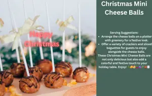 Christmas Mini Cheese Balls