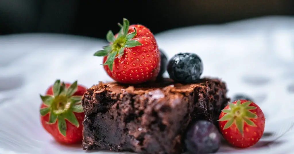 Light and airy cakey brownie with a fluffy texture