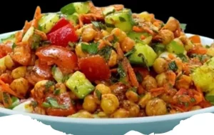 High Protein Chickpea Salad