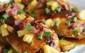 Pineapple BBQ Baked Chicken Breast