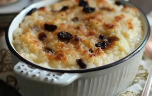 OLD FASHIONED RICE PUDDING