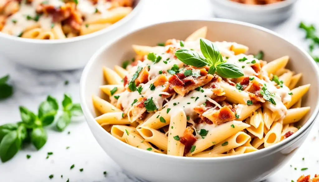 Cheesy Ranch Chicken Pasta