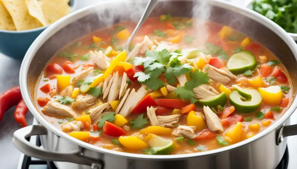 Chicken Fajita Soup