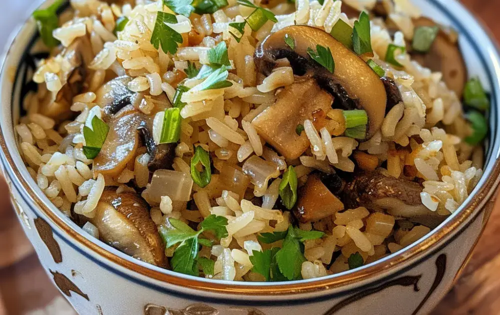 mushroom rice 