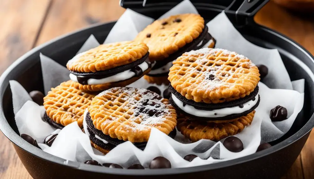 air fryer Oreos