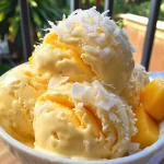 Coconut Mango Ice Cream