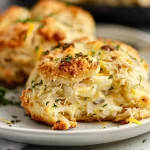 Crab Stuffed Cheddar Bay Biscuits