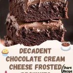 Chocolate Cream Cheese Frosted Brownies