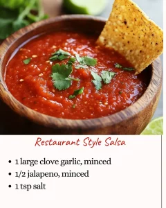 Restaurant Style Salsa 