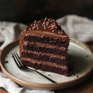 Midnight Fudge Cake 