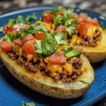 Taco-Stuffed Baked Potatoes