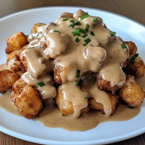 Tater Tots and Sausage Gravy