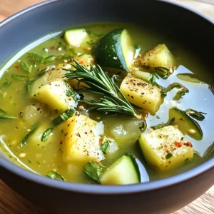 Zucchini Soup