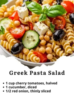 20-Minute Greek Pasta Salad