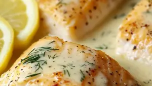 Fish with Cream Sauce