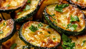 Garlic Parmesan Zucchini Chips