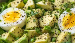 AVOCADO AND SPINACH EGG SALAD