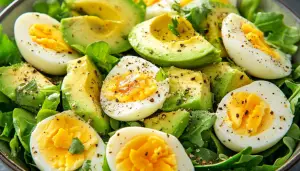 AVOCADO AND SPINACH EGG SALAD