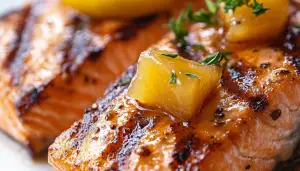 Honey Pineapple Salmon