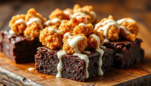 KFC-Inspired Decadent Brownies