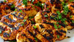 Maple Sriracha Roasted Cauliflower