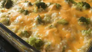 Broccoli Rice and Chicken Casserole