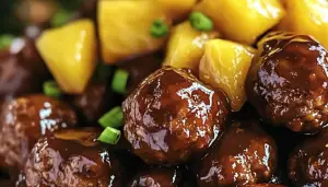 Pineapple Barbecue Meatballs