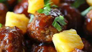 Pineapple Barbecue Meatballs