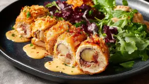 Chicken Cordon Bleu Rolls