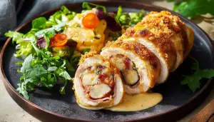 Chicken Cordon Bleu Rolls