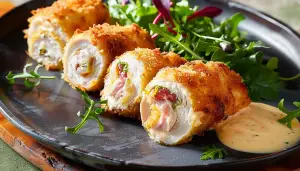 Chicken Cordon Bleu Rolls