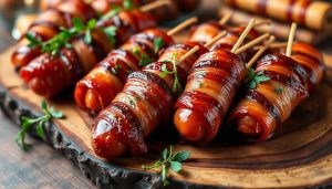 Bacon Wrapped Smokies