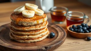 Oatmeal Banana Pancakes